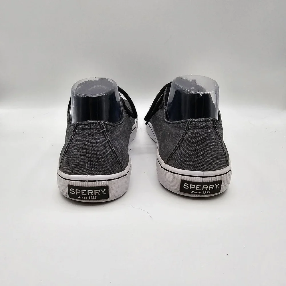 Sperry Top-Sider Shoes‎ Mens Size 9.5 Gray Casual Lace Up Memory Foam